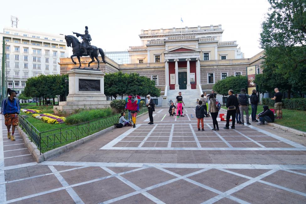 Sascha Jahn & TheBoundCollective, 6th Athens Biennale 2018 ANTI, photo by Nysos Vasilopoulos